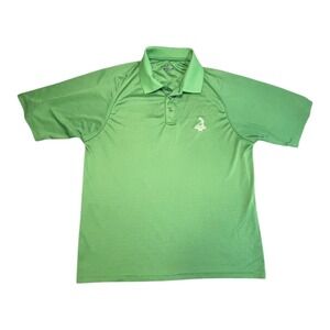 Putterboy Performance Mens XL Golf Polo Shirt Green Pinehurst 1895